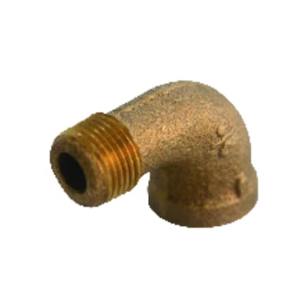 Jmf JMF Company 3/8 in. FPT X 3/8 in. D MPT Red Brass 90 Degree Street Elbow 4507067